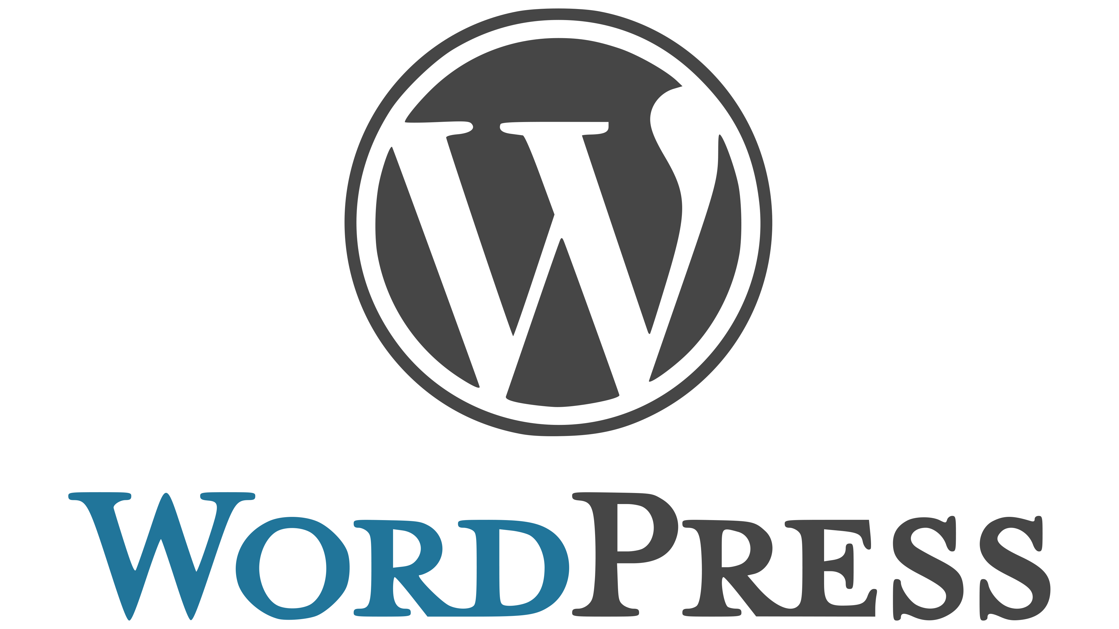 Logo WordPress - Outil du quotidien de l'assistante virtuelle